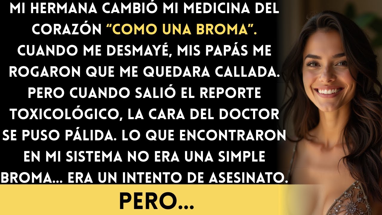 La ‘broma’ de mi hermana con mi medicina casi me mata. Mis papás dijeron que la perdonara, pero...