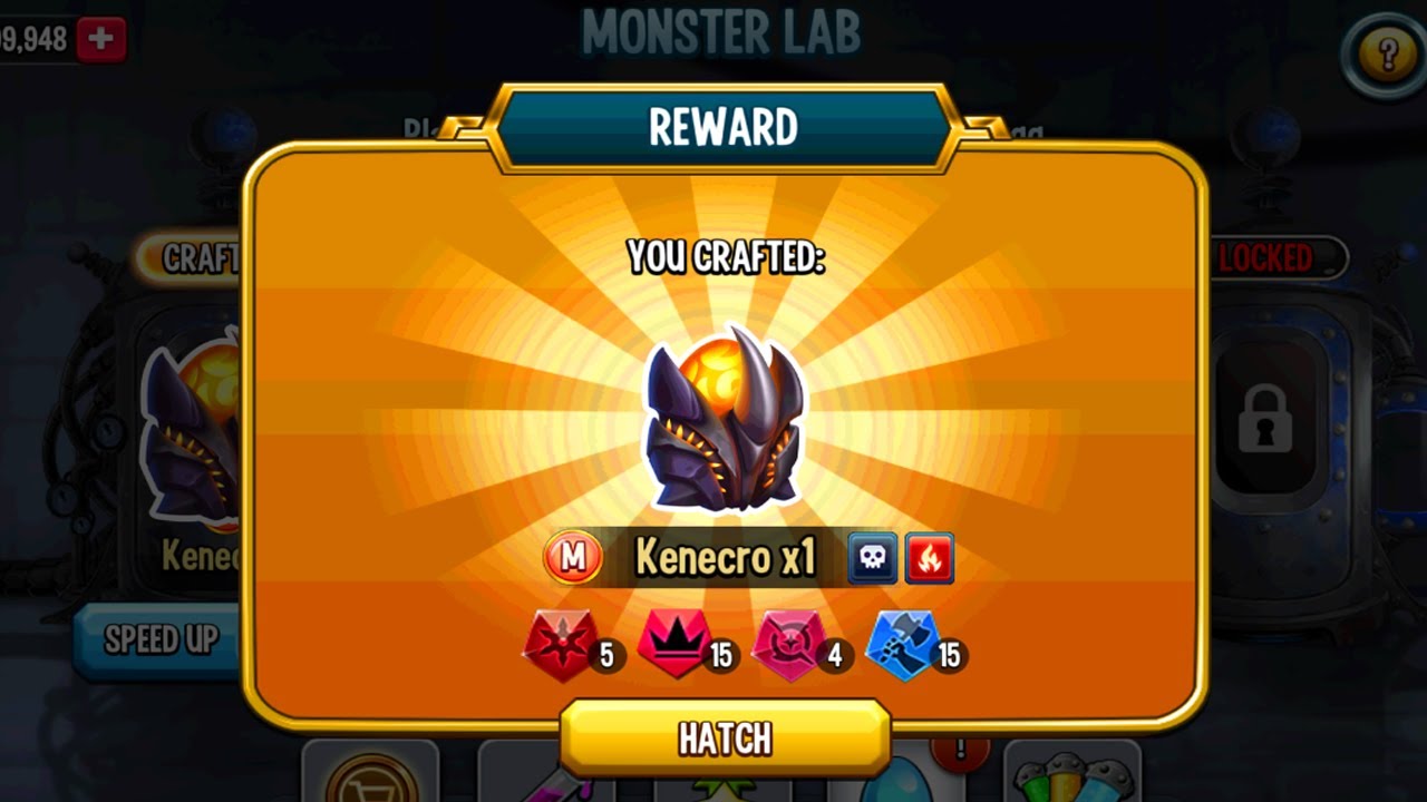 Monster Legends Get Kenecro free! Bounty Hunt Best Monster Ion v2