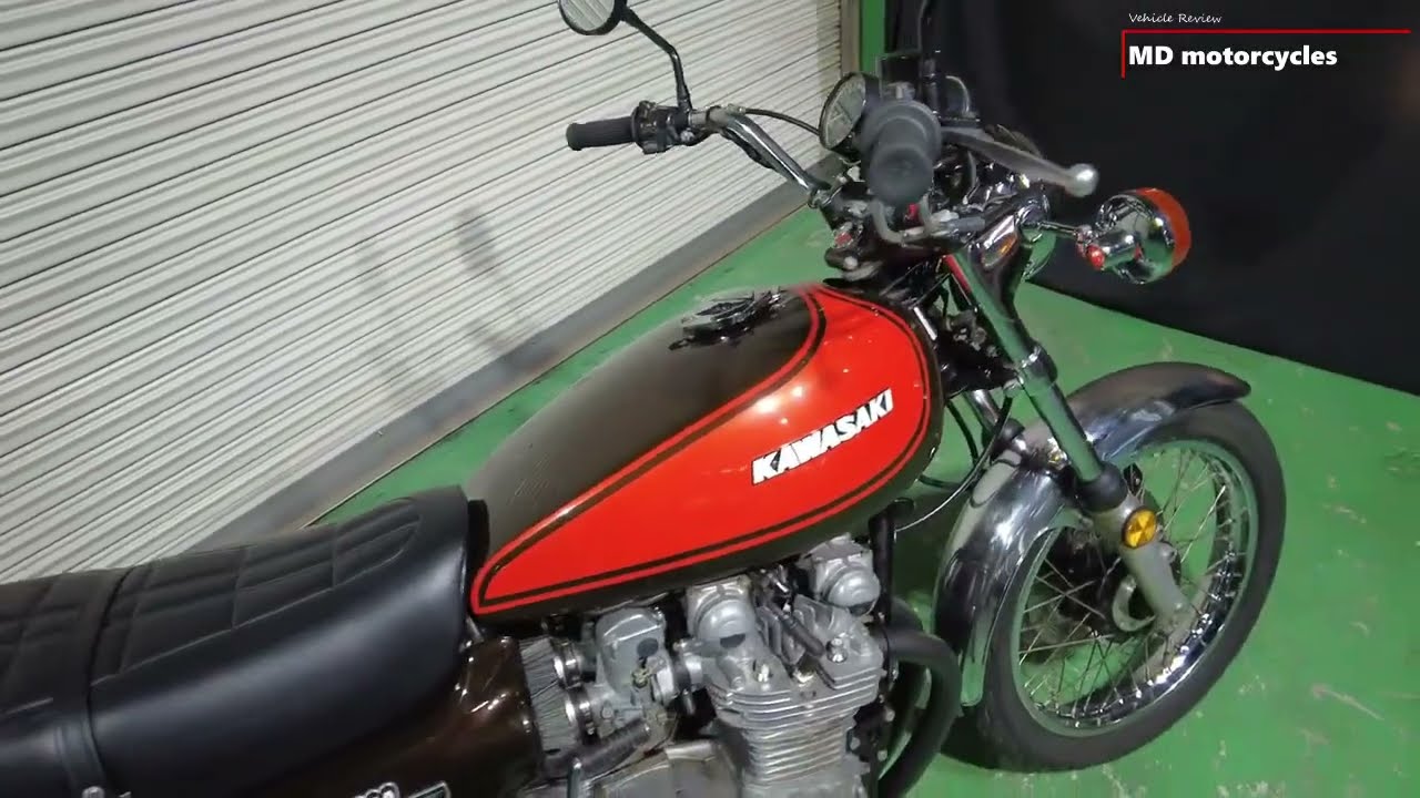 ヤフオク出品中 旧車 絶版車 中古車 カワサキ Z1 900スーパー4 SUPER4 ショート管 Z1000腰上スワップ エンジン音 102158