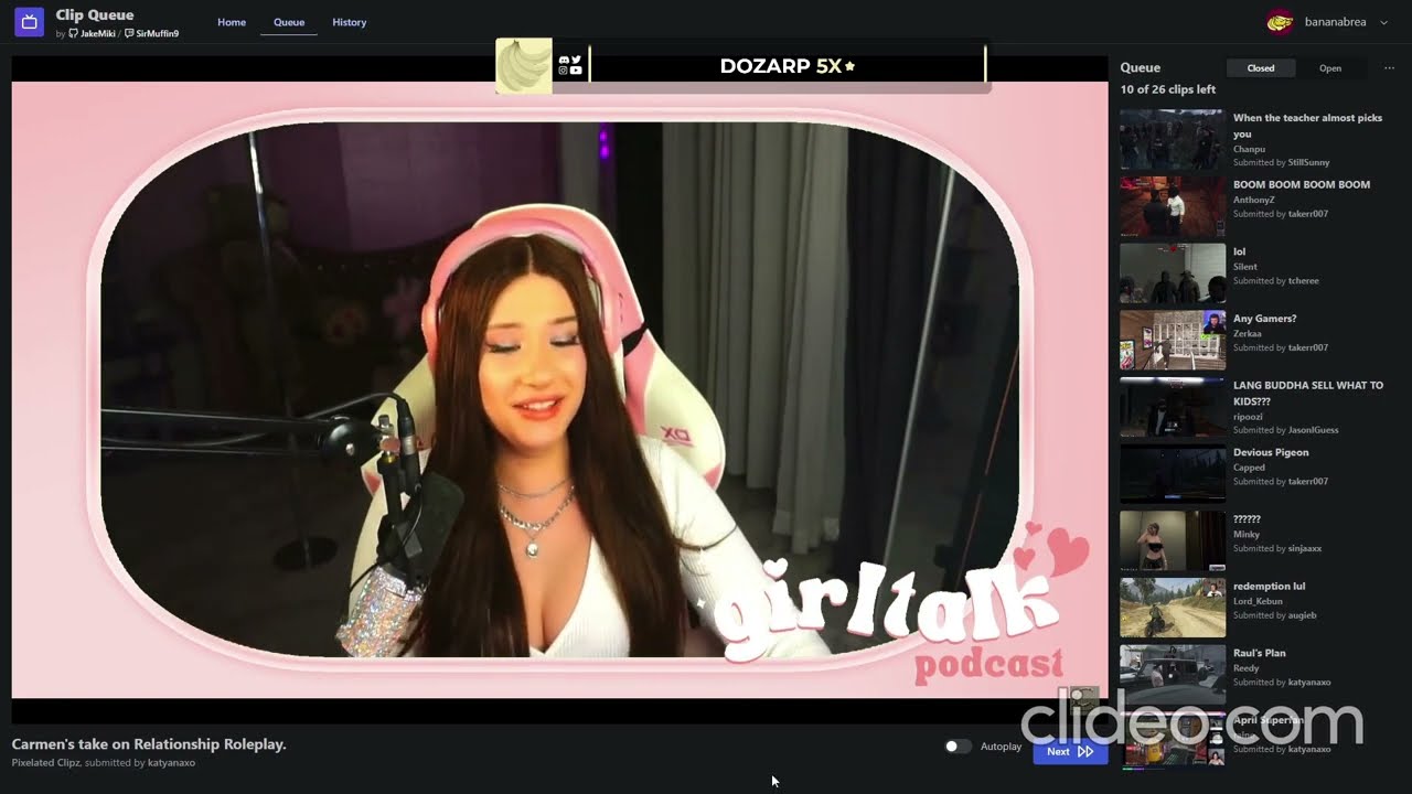 Bananabrea реагирует на некоторые клипы Nopixel