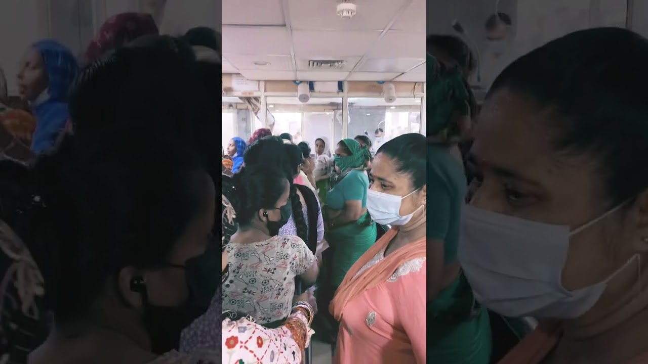 Hospital deen Dayal bheed for parchi 😱😱😱