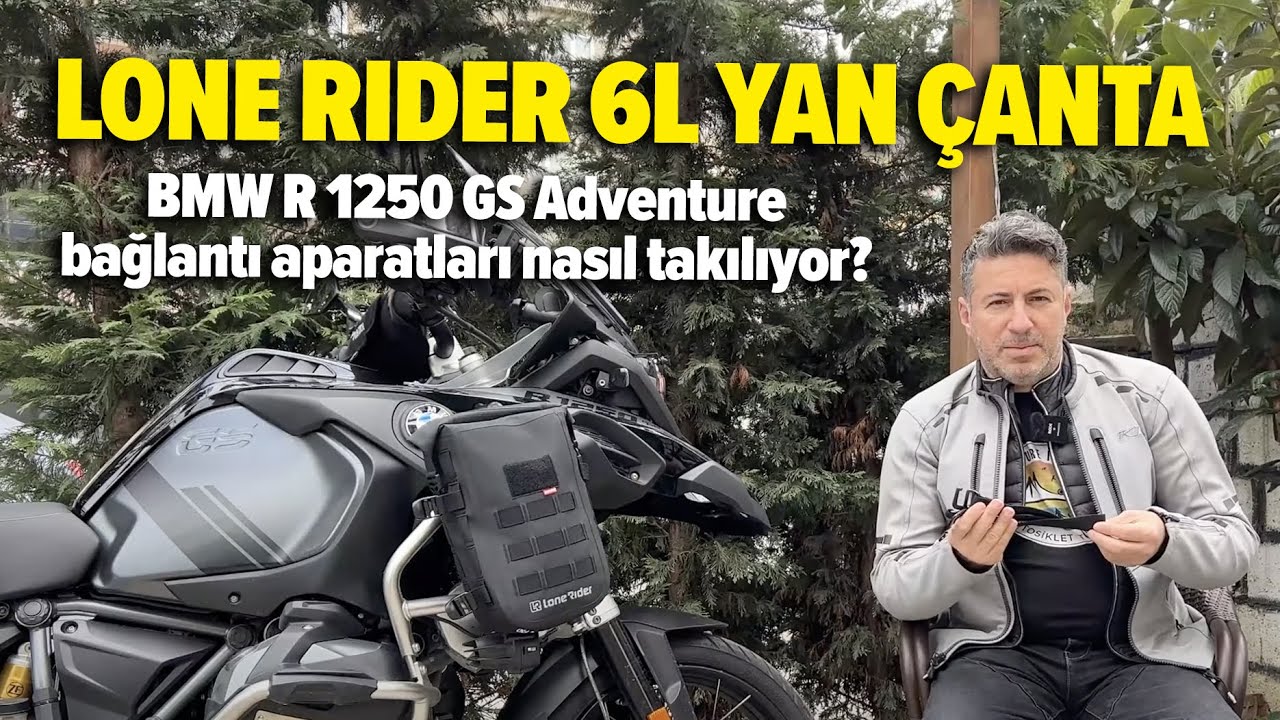 Lone Rider 6 Litre Yan Çanta Satın Aldım | Bağlantı Aparatları Nasıl Takılıyor
