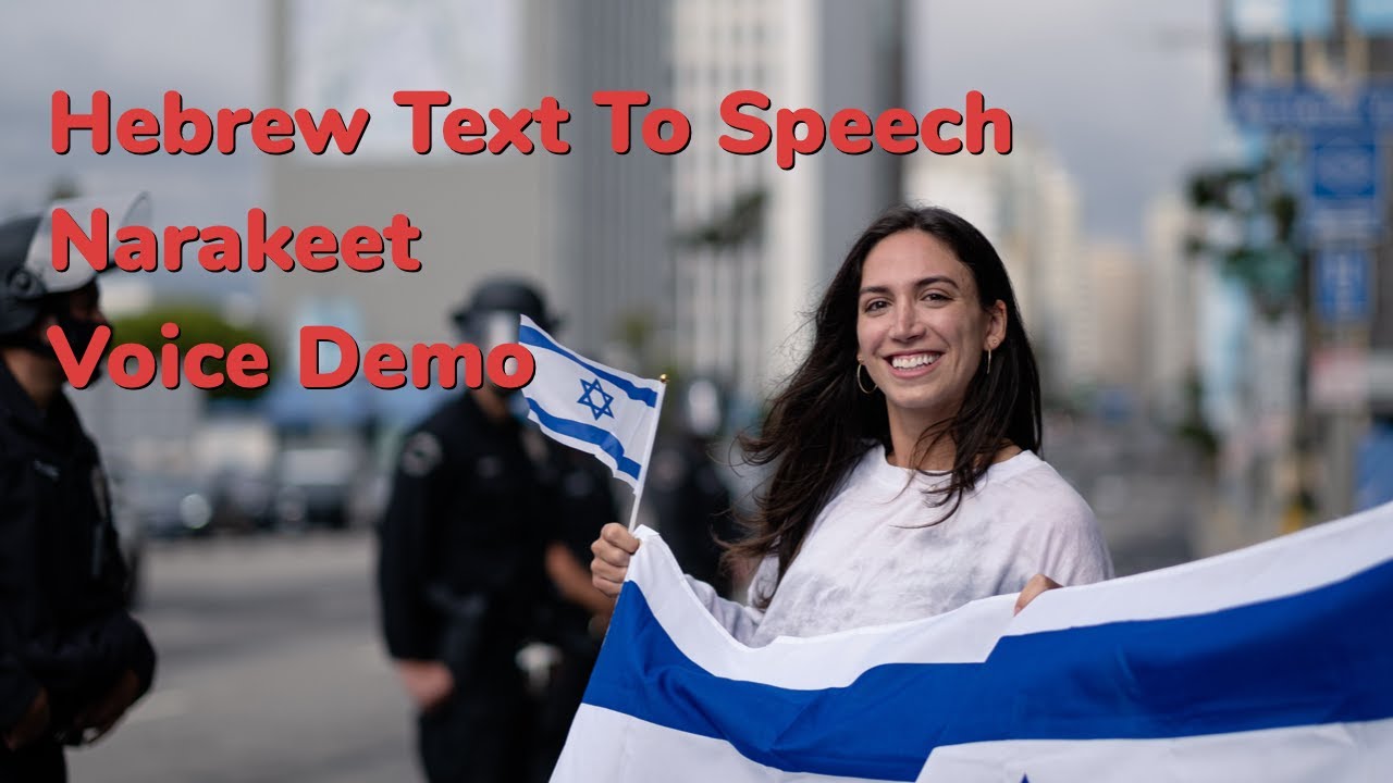 Hebrew text to speech - make audio files and videos easily