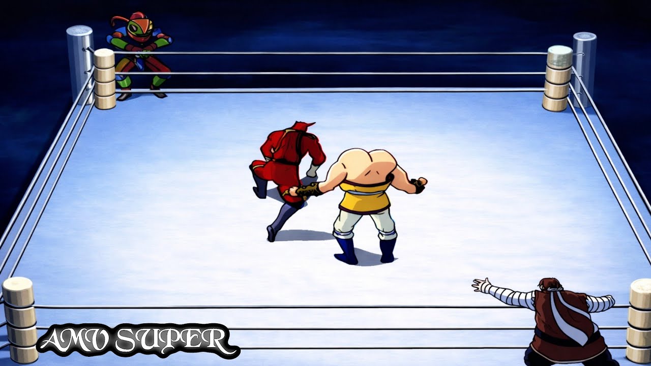 Ultimate muscle/Kinnikuman nisei Dik dik/gazzelman and Wally/seiuchin vs ms French and ms cheeck Amv