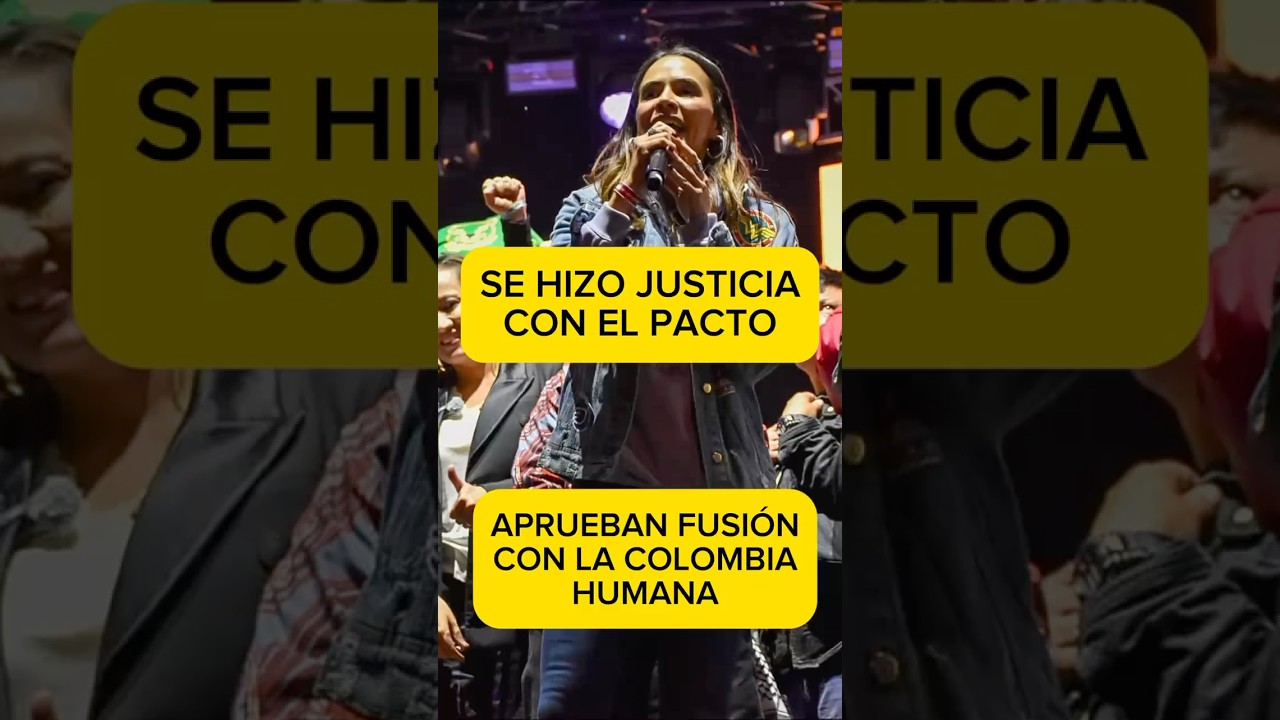 VICTORIA DEL PETRISMO CON FUSI&Oacute;N DEL PACTO CON COLOMBIA HUMANA #colombia #elecciones #petrismo