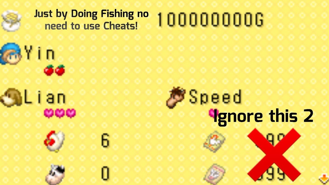 How to get easy Money/Gold without Cheats in Harvest Moon: Friends of Mineral Town