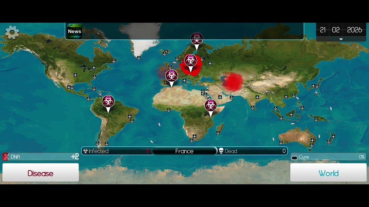 Explosion of red plague inc bubbles