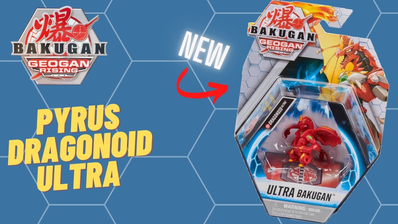*NEW* Pyrus Dragonoid Ultra Unboxing! | Bakugan Geogan Rising