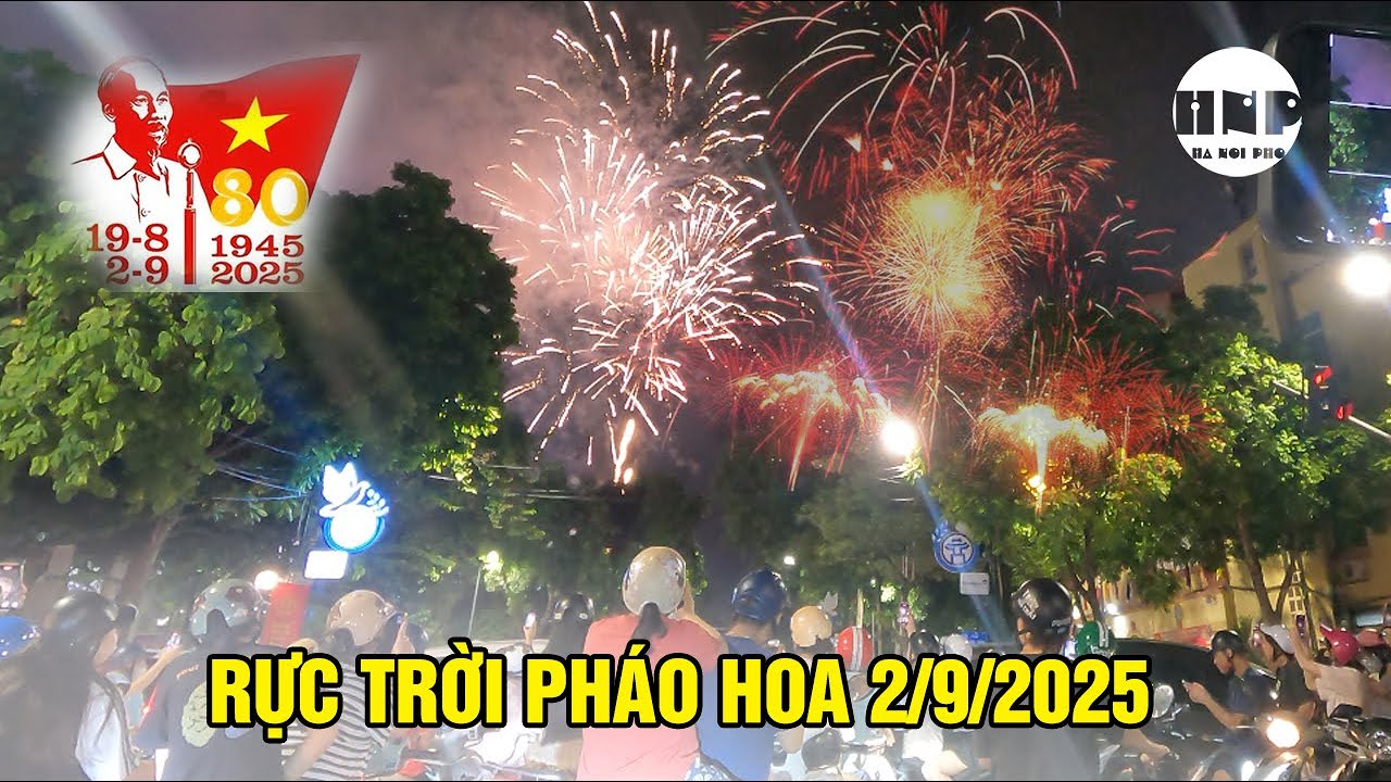 🔴 TRỰC TIẾP: Mãn nhãn màn Pháo Hoa 2/9 dịp 2/9 #a80