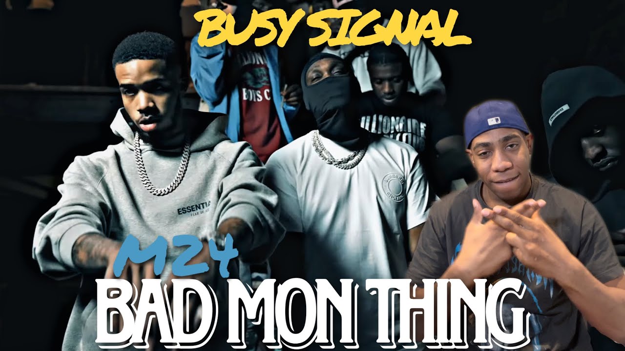 🗽ROADMANDANGER REACTS - 🇬🇧M24 x 🇯🇲BUSY SIGNAL : BAD MON THING  #roadmandanger2.0