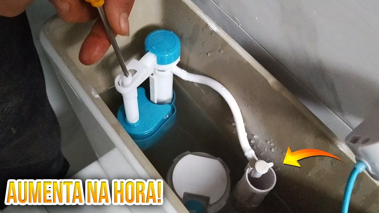 COMO AUMENTAR A PRESSÃO DA DESCARGA VASO COM CAIXA ACOPLADA
