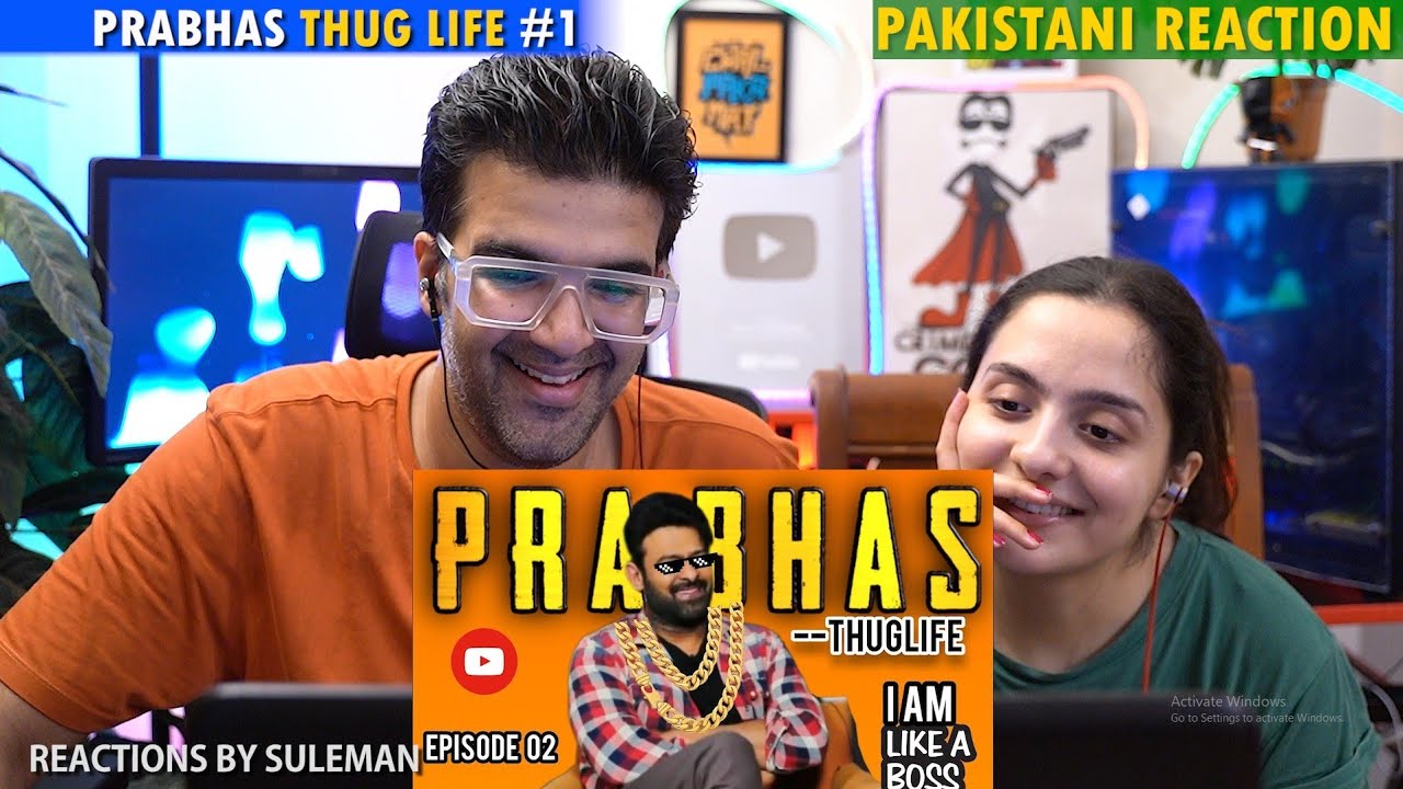 Pakistani Couple Reacts To Prabhas Thug Life | Part 1