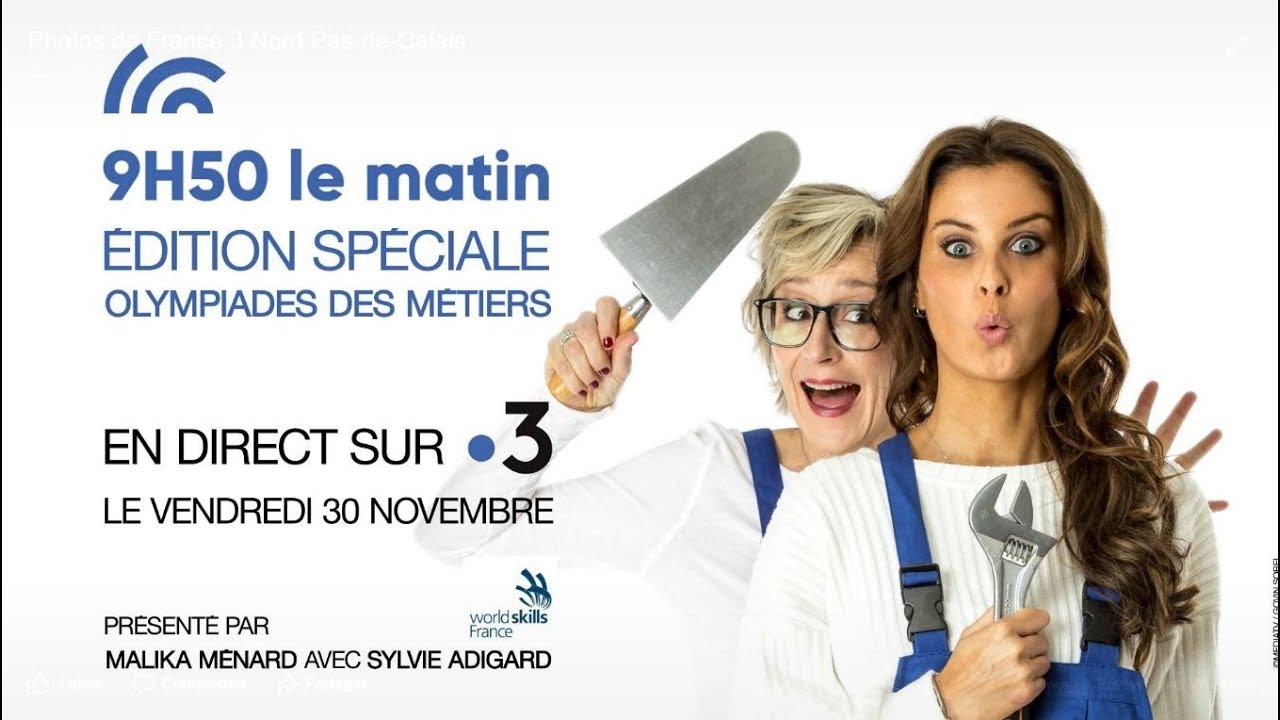 Edition speciale 9h50 Olympiades des Métiers 2018 à Caen Worldskills 2018