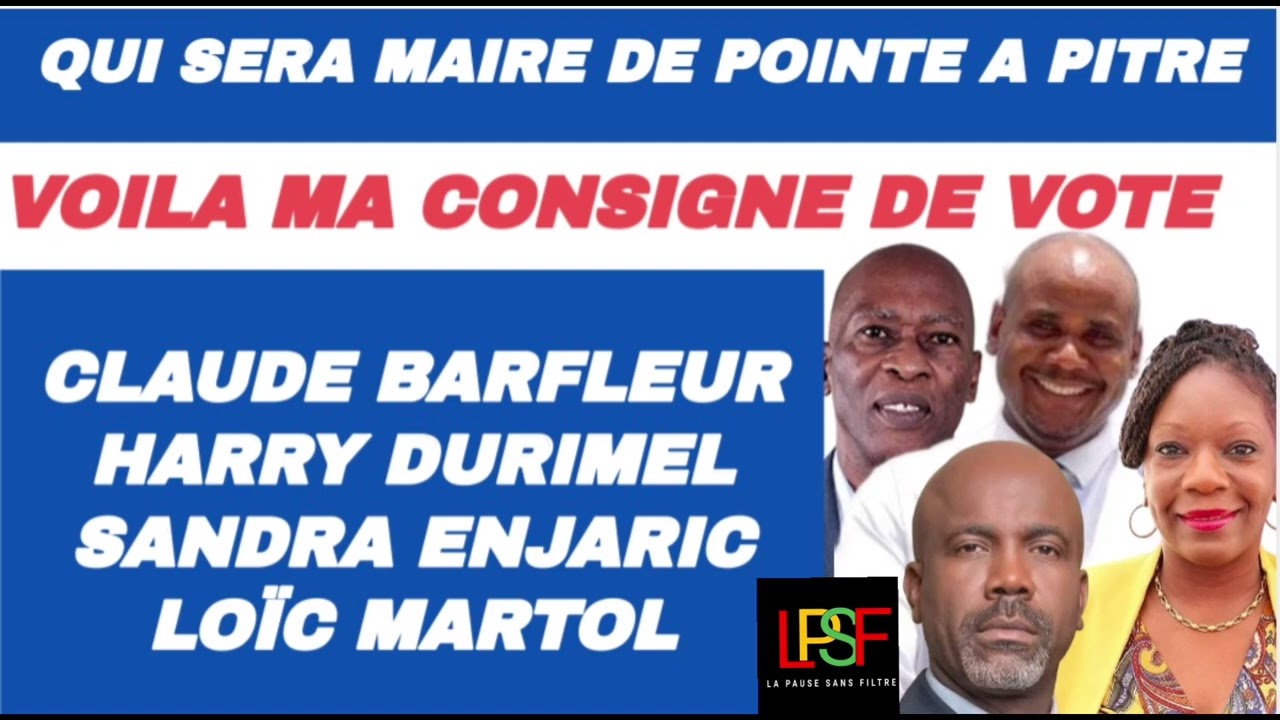 [MUNICIPALE] QUI SERA MAIRE DE POINTE-À-PITRE ? VOILÀ MA CONSIGNE DE VOTE EN TANT QUE POINTOIS
