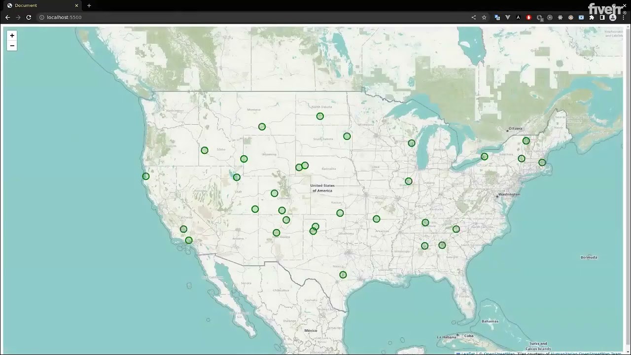 Leaflet js routes polyline between 2 marker points and Fetching data using fetch api from server