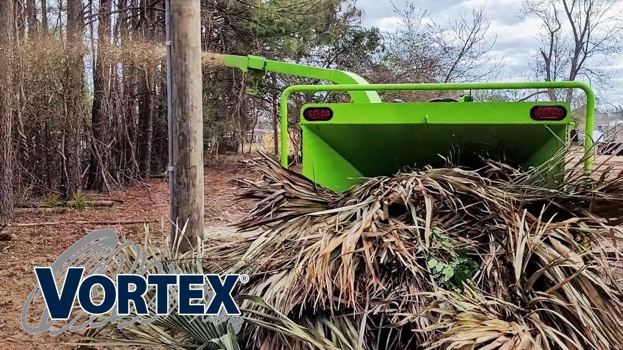 VORTEX Chip Shot:  V-12 Processing Palm Fronds