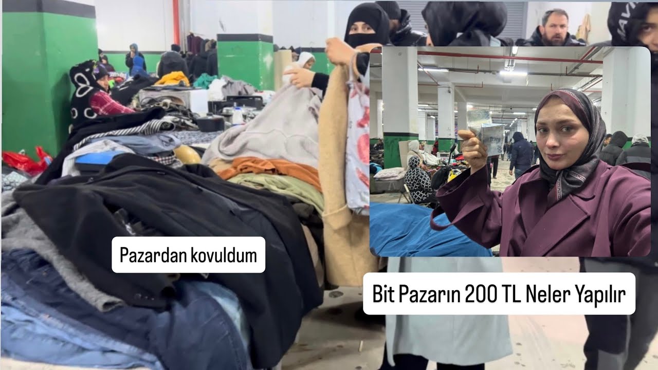 Bit Pazarında 200 Tl Bütçe İle Aldıklarım Saldırıya Uğradım Pazarda🛑
