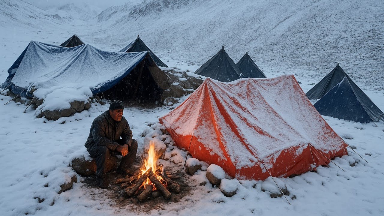 Best Life in A Himalayan Shepherd&rsquo;s During The Snowfall | Most Relaxing | Village Documentary Video
