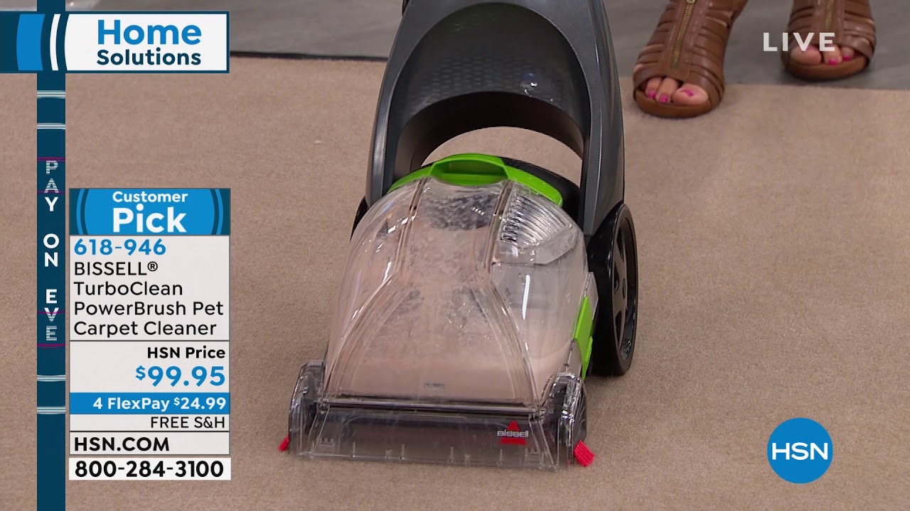 BISSELL TurboClean PowerBrush Pet Carpet Cleaner w/Clean...