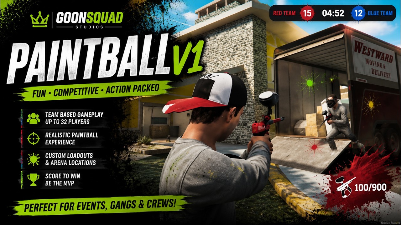 Goonsquad Paintball Script | Realistic and Advanced Paintball Script for FiveM