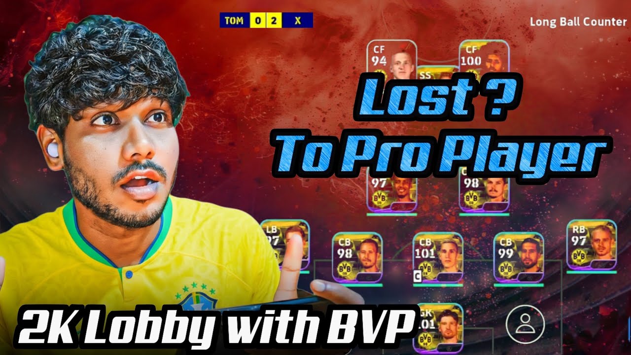 Tough Fight Against Pro Player with BVP in 2K Lobby | Did i Win ? | Mr Tomboy eFootball 26