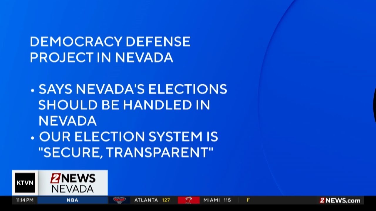 Democracy Defense Project in Nevada responds to president's election comments