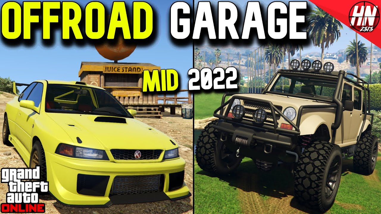 My Offroad Garage Tour In GTA Online