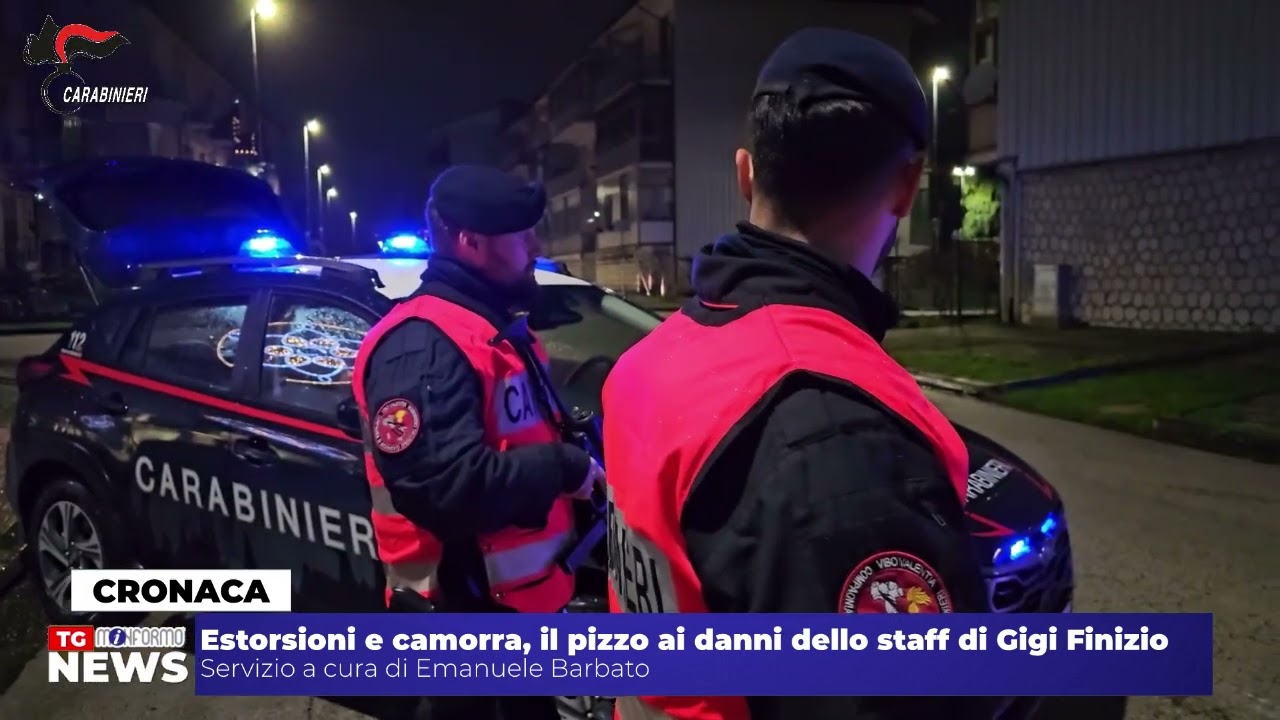 Estorsioni e camorra, il pizzo ai danni dello staff di Gigi Finizio