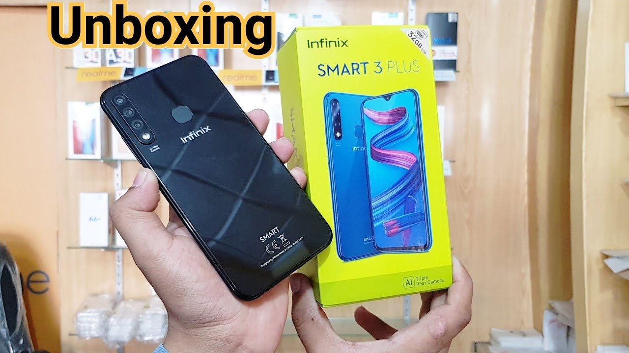 Infinix Smart 3 Plus Black Unboxing
