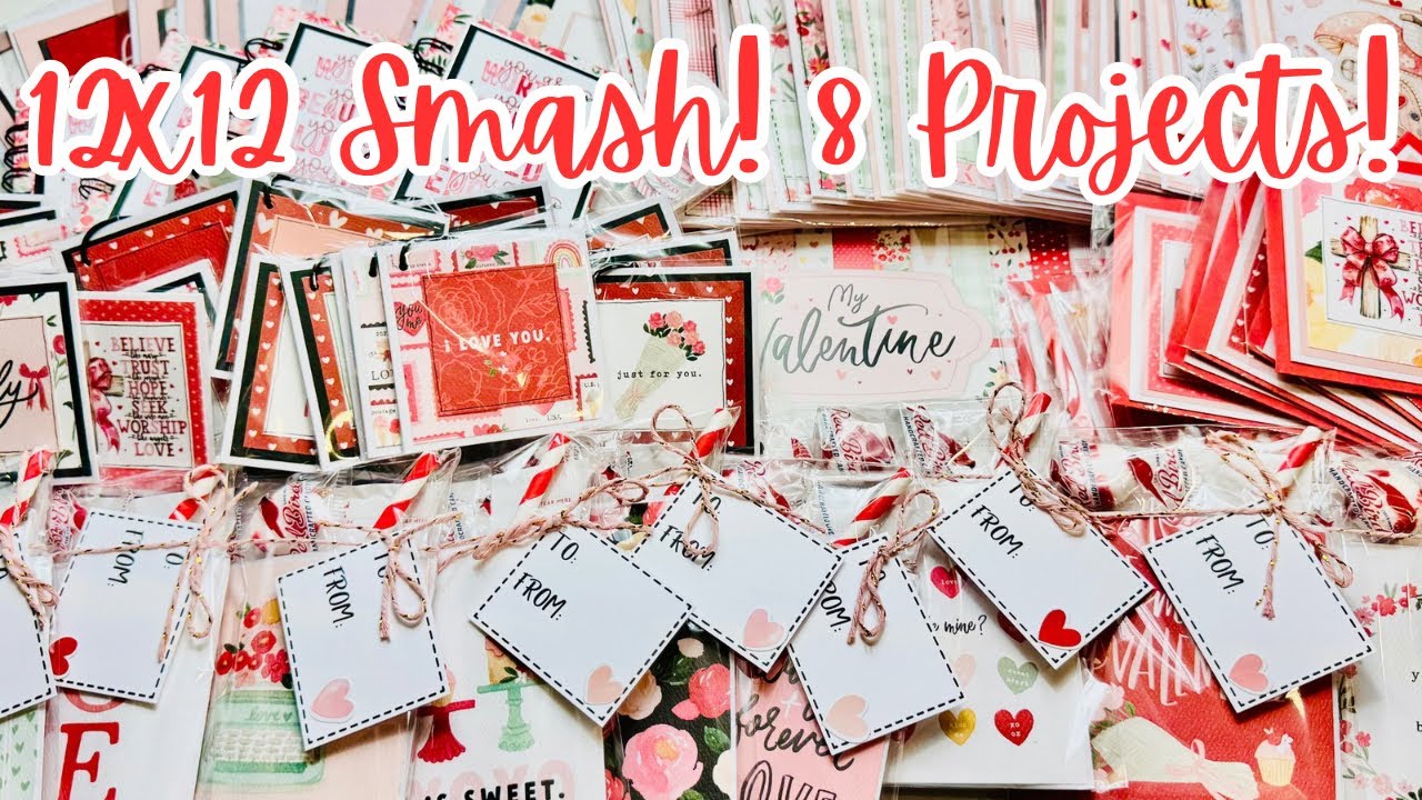 12x12 Smash Video Start To Finish! Craft Fair Prep, Packaging & Pricing! 8 Tutorials!
