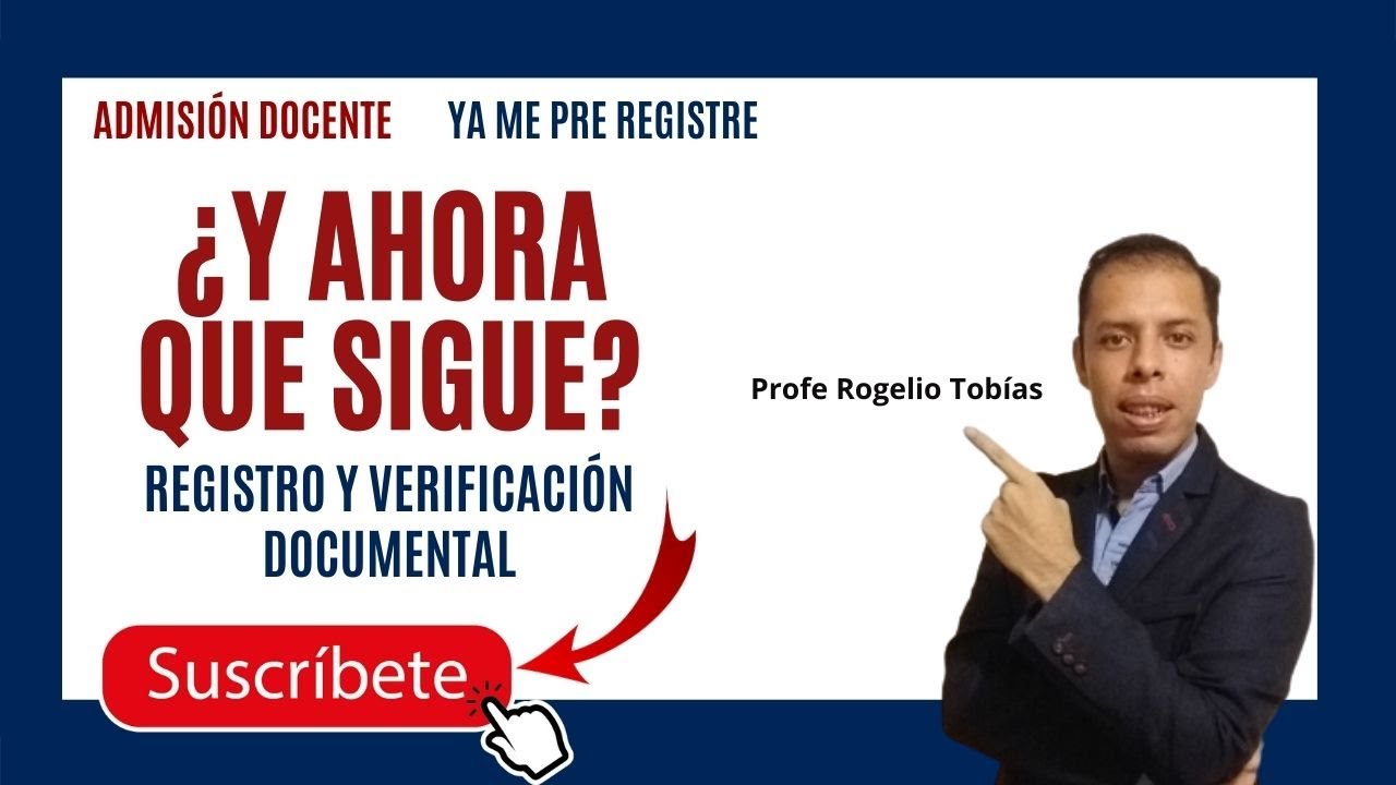 🚀🚀 👨&zwj;🏫 ADMISI&Oacute;N DOCENTE: C&Oacute;MO REALIZAR EL REGISTRO Y VERIFICACI&Oacute;N DOCUMENTAL