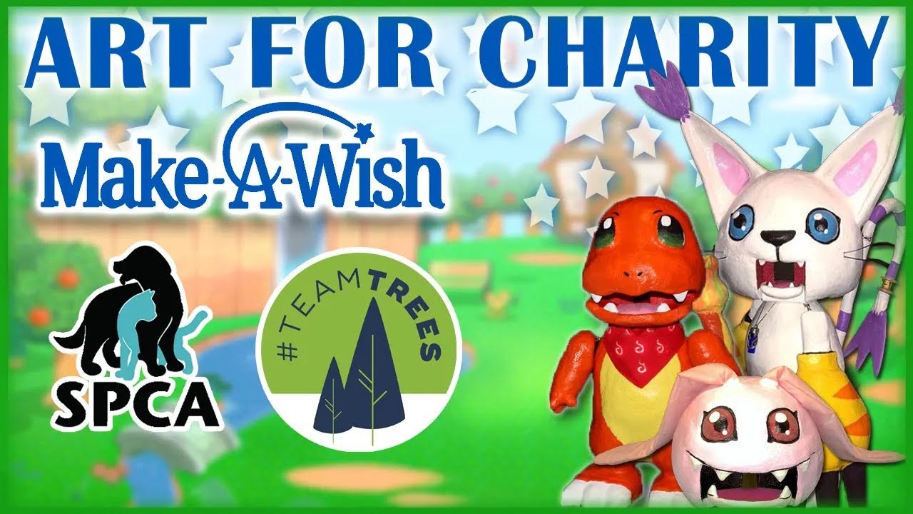 Pokemon and Digimon as Animal Crossing Characters! Art for Charity!