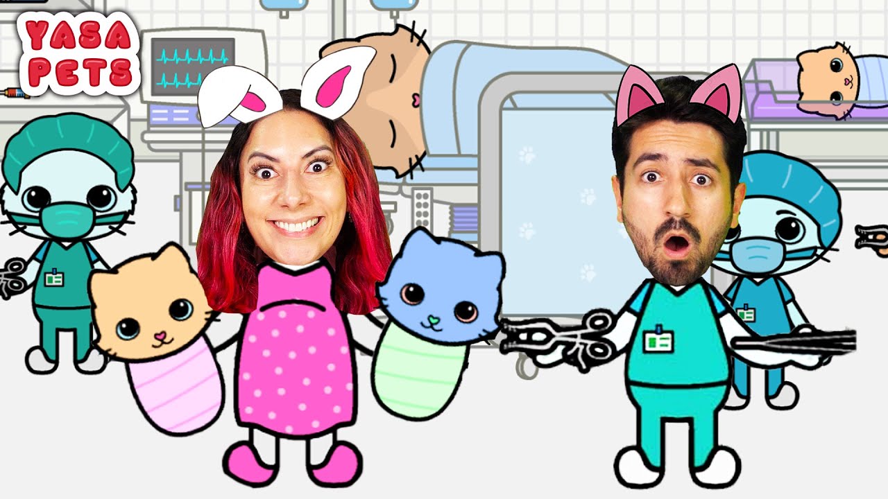 FIQUEI GRÁVIDA E TEREMOS NOVOS FILHOS no Yasa Pets Hospital