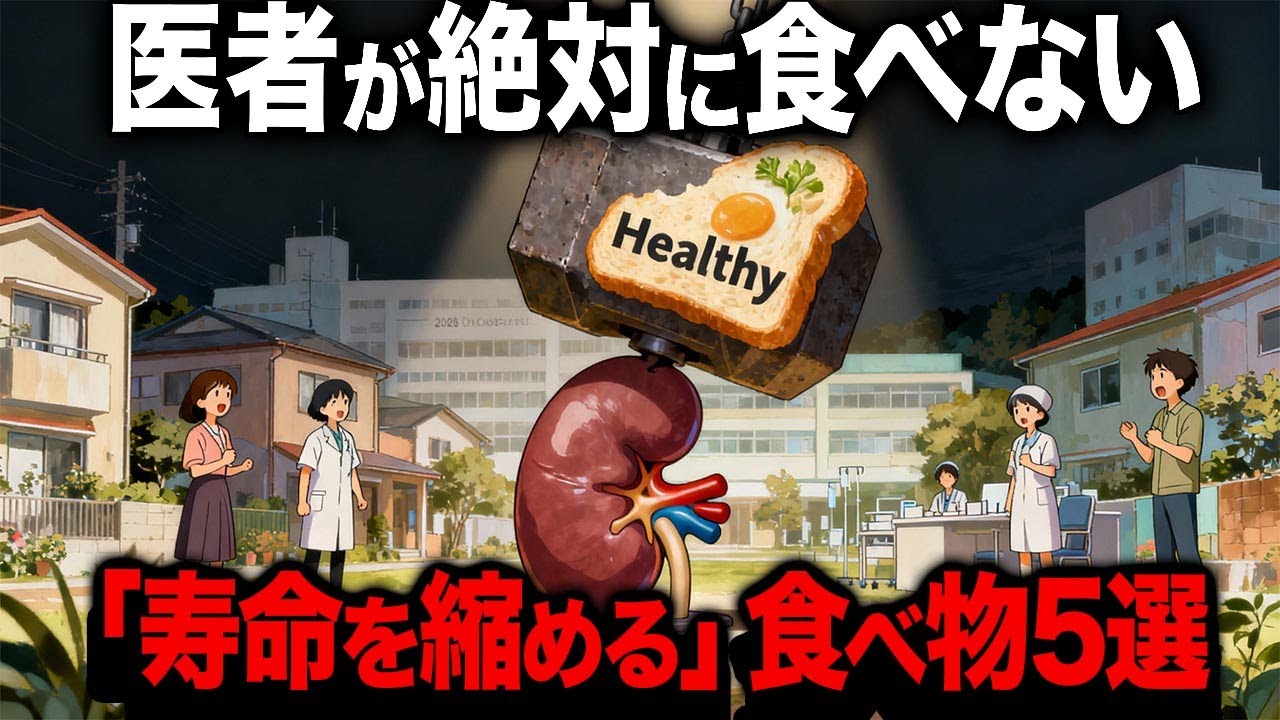 医者が絶対に食べない「寿命を縮める」危険な食べ物5選【シニア朗読雑学】