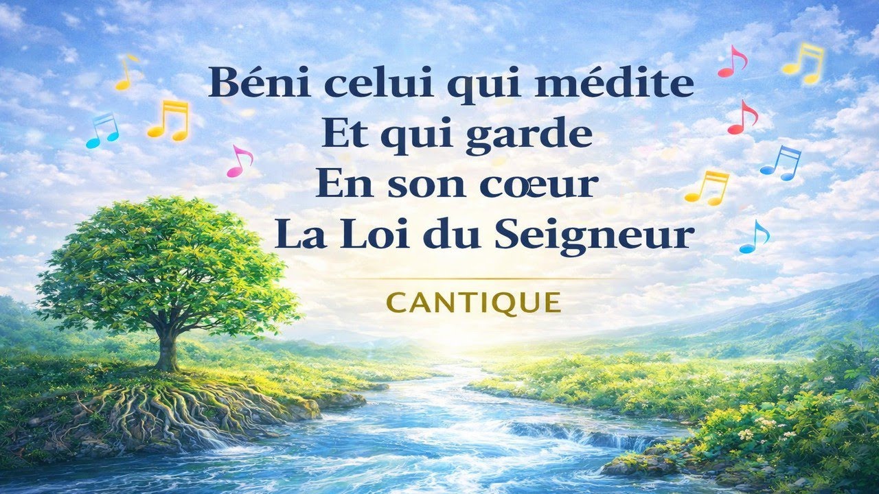 Béni celui qui médite et qui garde en son coeur la loi du Seigneur C. S. COLBURN