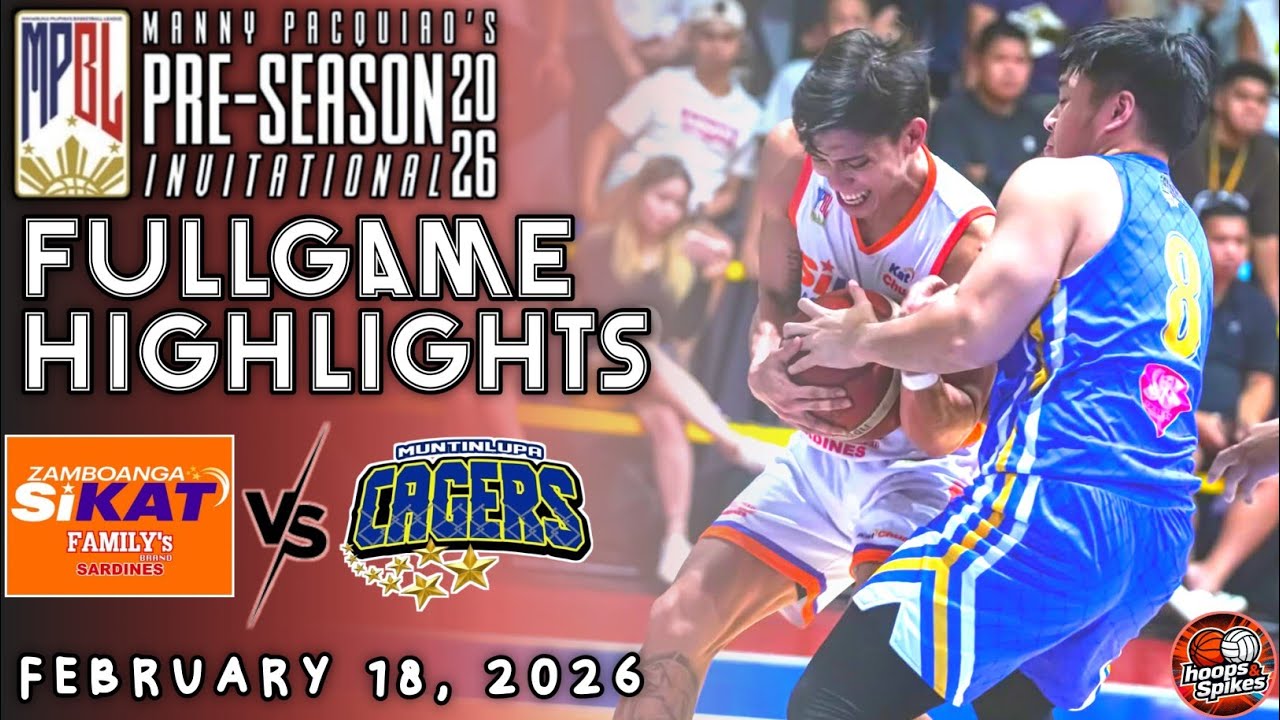 MPBL 2026 PRE-SEASON FULL HIGHLIGHTS - ZAMBOANGA VS MUNTINLUPA [FEBRUARY 18, 2026]