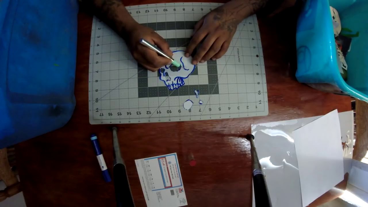 Como Hacer una Plantilla para Aerografo