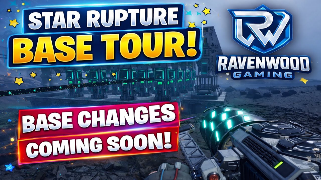 Star Rupture Base Tour 🚀 | Big Base Changes Coming Soon! | Ravenwood Gaming