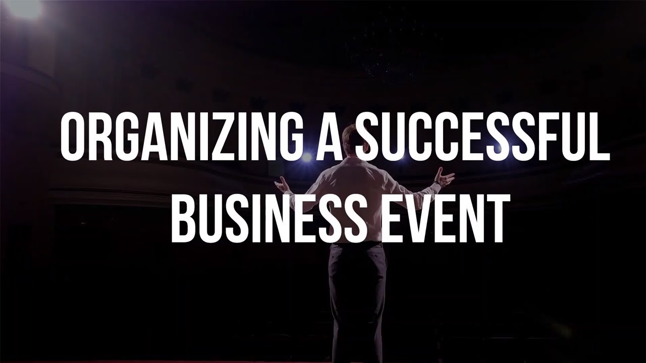 How to organize a business event