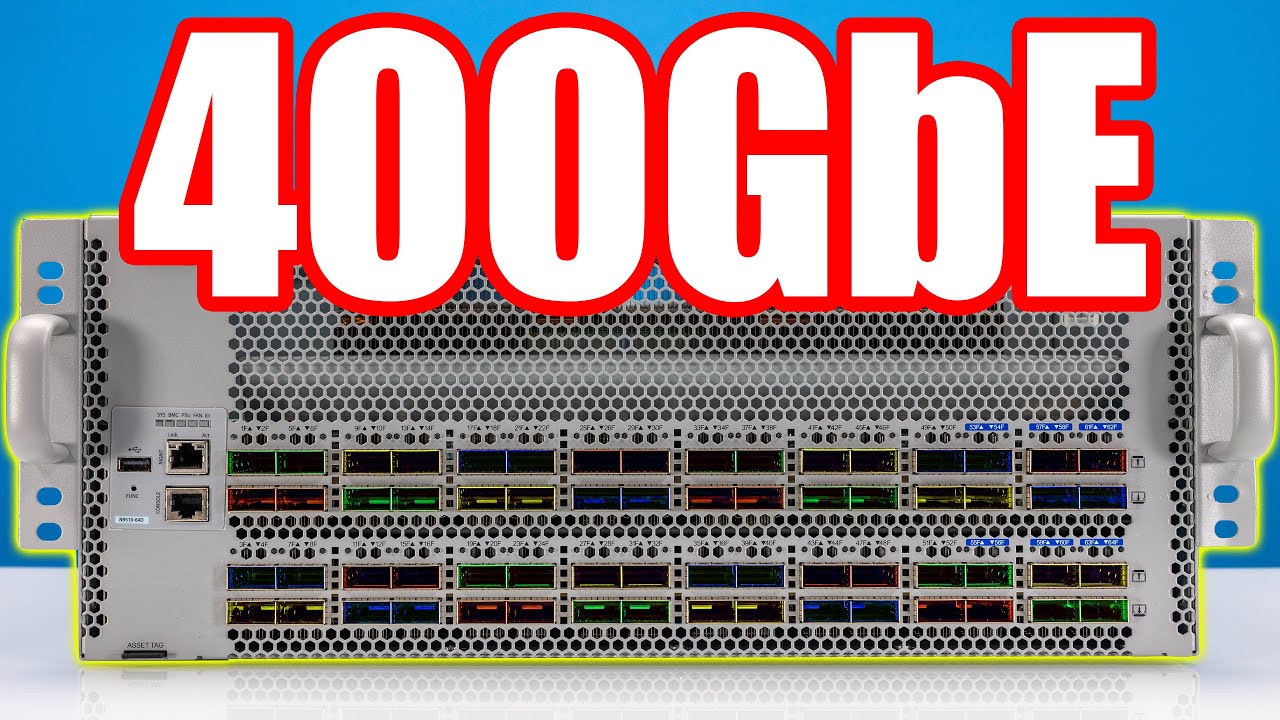FASTEST Server Networking 64-Port 400GbE Switch Time!