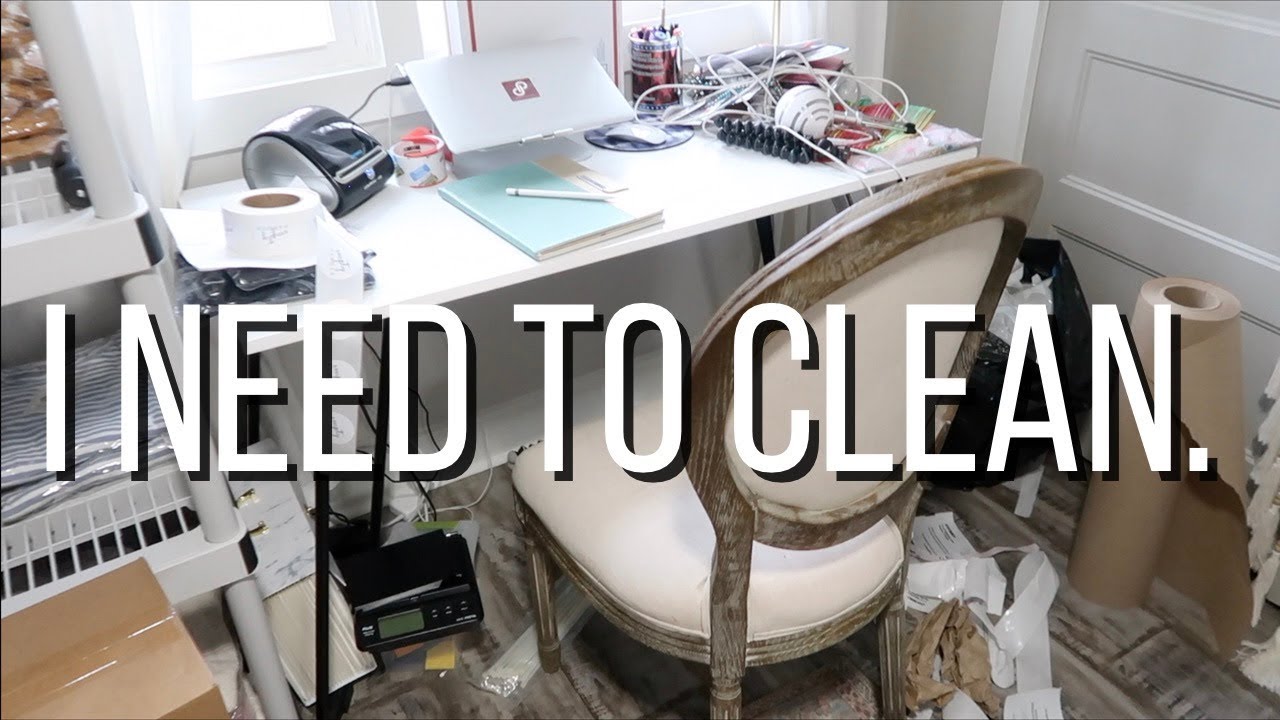 productive day in my life vlog | clean with me & Poshmark shipping