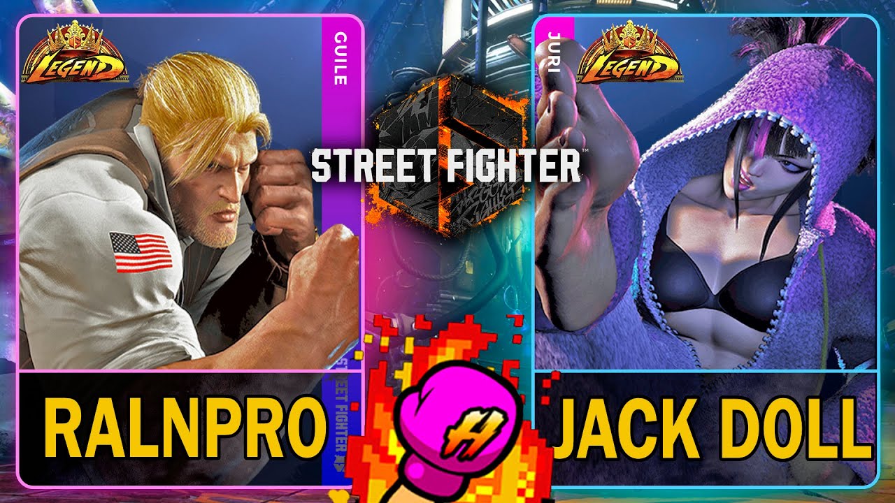 SF6 RalnPrO (GUILE) VS Jack Doll (JURI)🥊Street Fighter 6🥊Sto6🥊4K 60ᶠᵖˢ