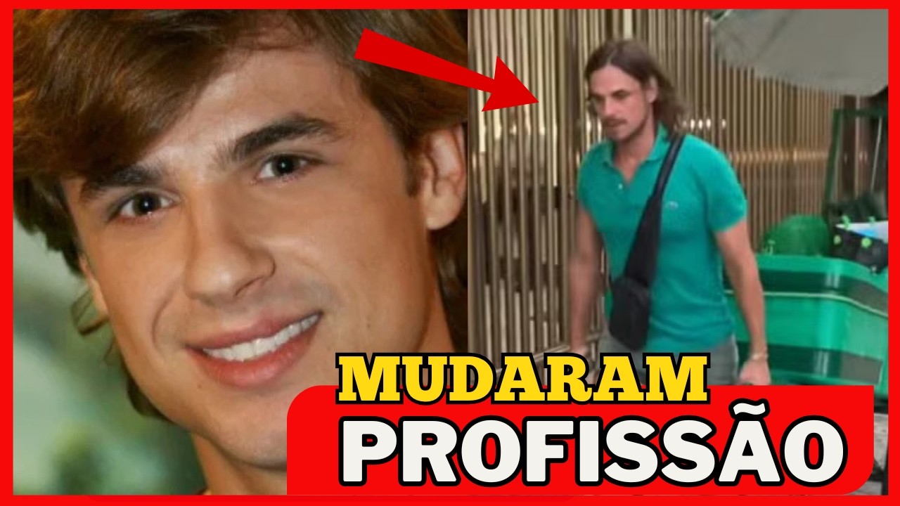 ELES ERAM FAMOSOS, MAS LARGARAM TUDO! VEJA NO QUE TRABALHAM HOJE!😱#novela #curiosidades #atores