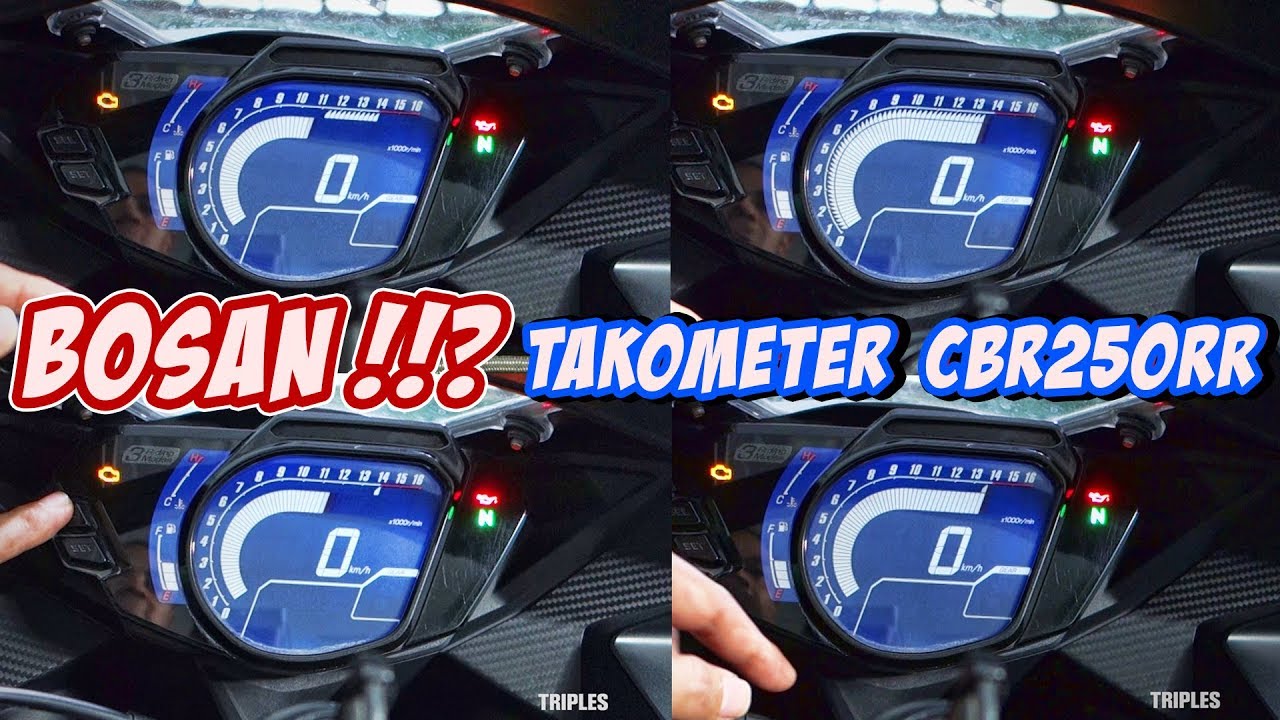 Nggak Semua Owner CBR250RR Tahu Ini !! 4 Mode Display Takometer & Shift Light