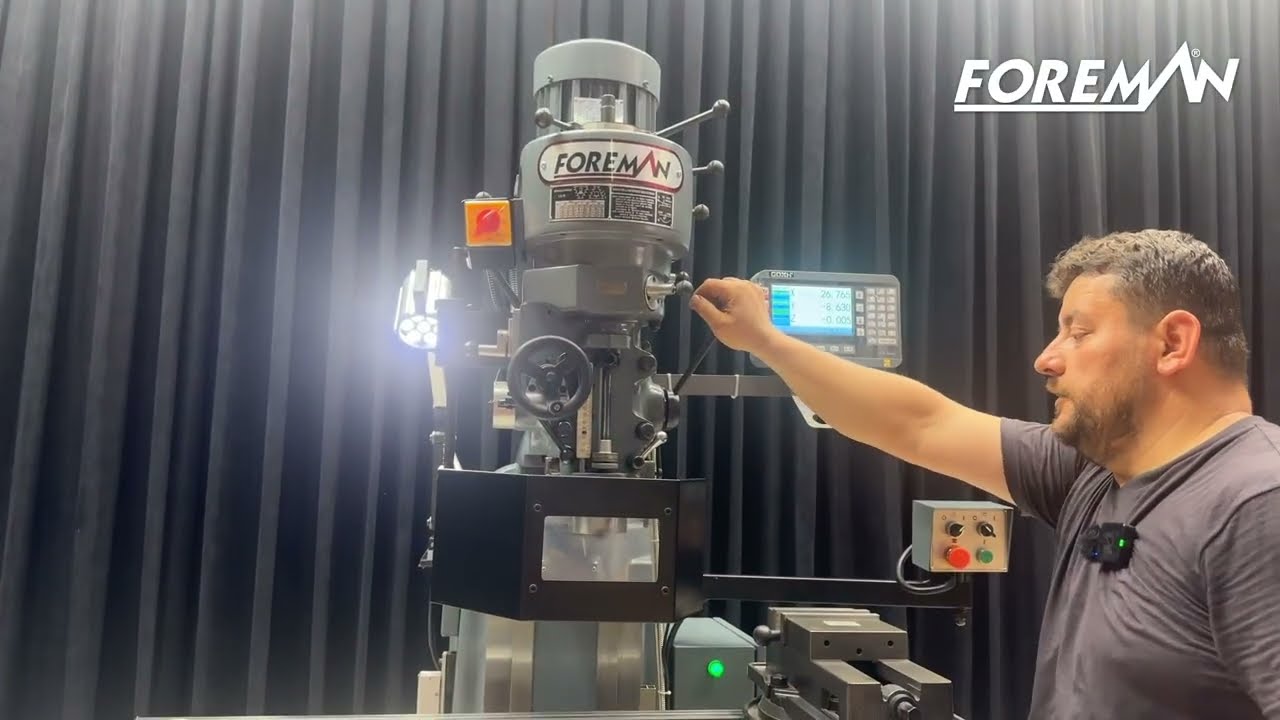 Foreman KF330A Kalıpçı Freze | İlk Çalıştırma ve Dikkat Edilmesi Gerekenler