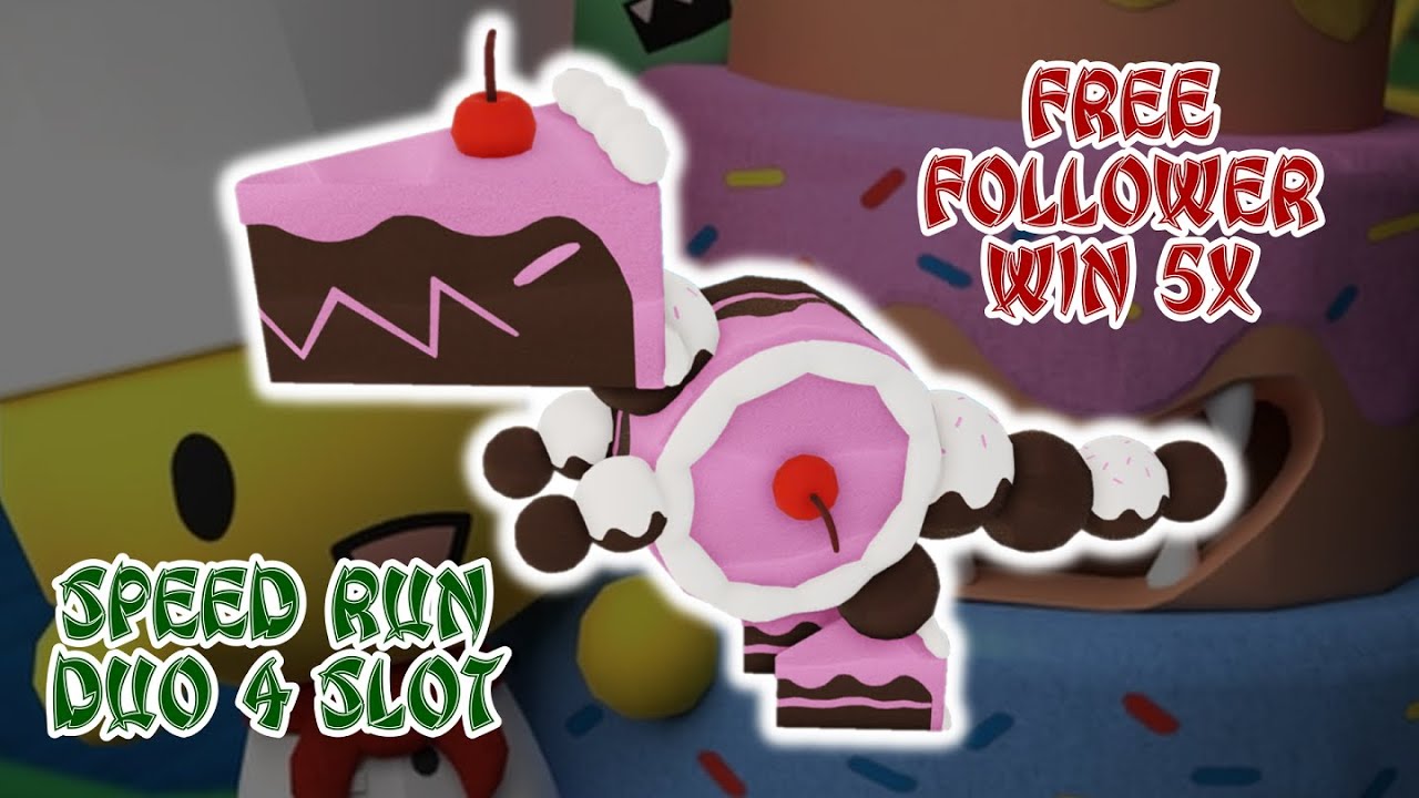 Cakasaurus Rex is FREE (Speedrun) (4 SLOT) (DUO) Cake Factory Hard Mode Challenge (Tower Heroes)