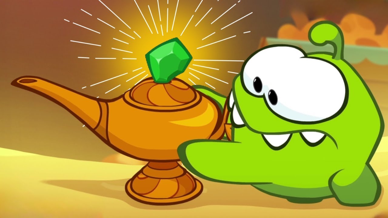 OM NOM Stories Hindi | Magical Lamp Mystery 🪄✨| Funny Cartoon | Cut The Rope