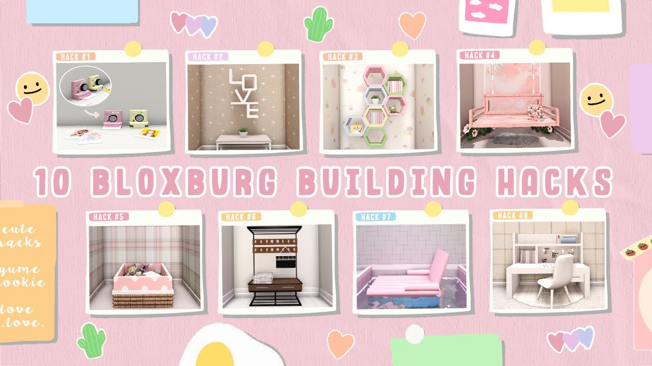 Bloxburg : 10 Building Hacks | Tips & Designs | Cute & Simple | Series 12