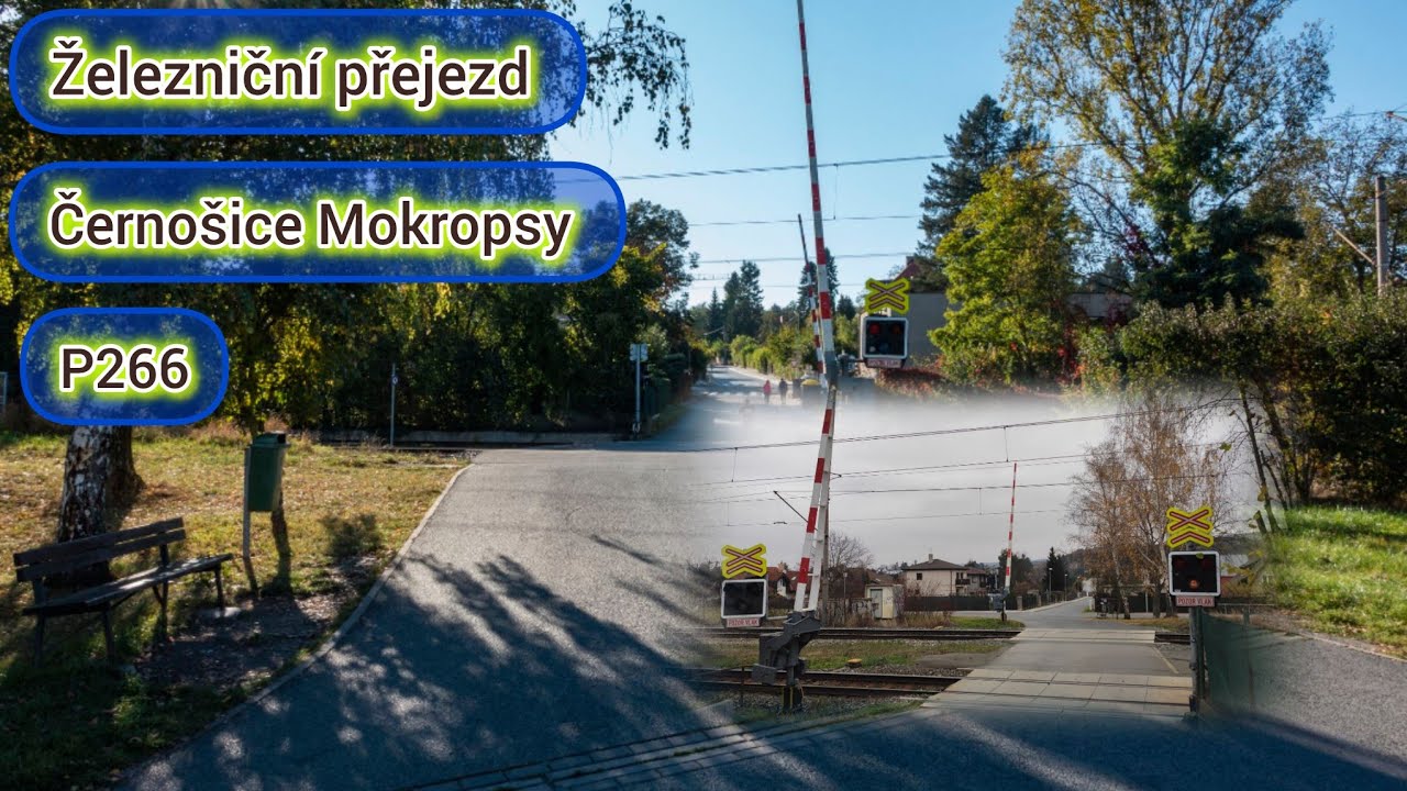 Železniční přejezd Černošice Mokropsy [P266] 5.2.2026