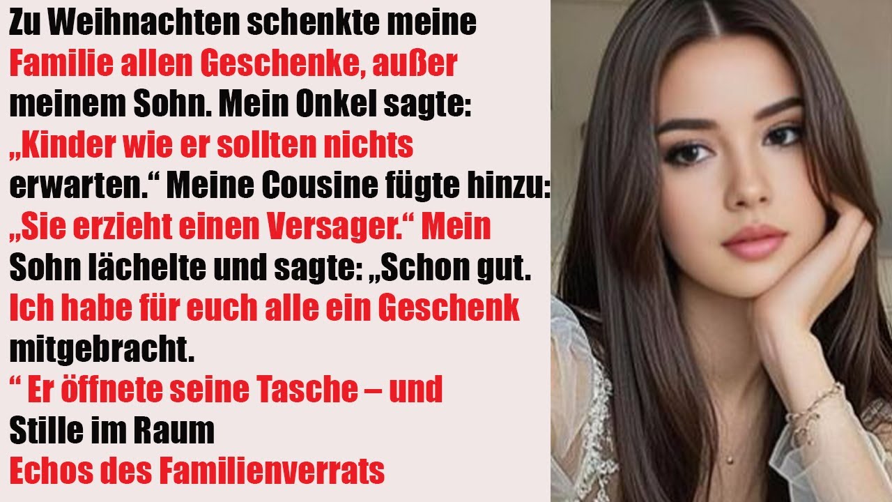 Sie ignorierten das Weihnachtsgeschenk meines Sohnes – dann beendete seins die Feier